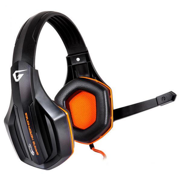 Наушники Gemix W-330 Gaming Black/Orange (04300087)