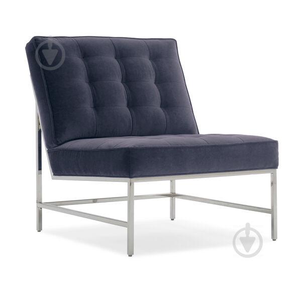 Мягкое кресло JecksonLoft Босс Люкс Велюр Темно-синий 046