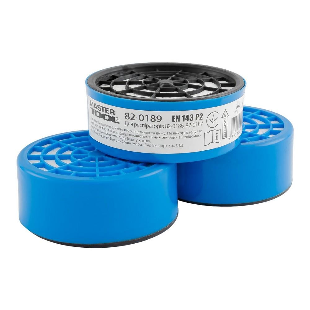 Фильтр сменный MasterTool противоаэрозольный EN 143 P2 6 шт. (82-0189)
