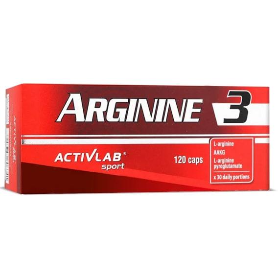 Аргінін для спорту Activlab Arginine 3 120 Caps