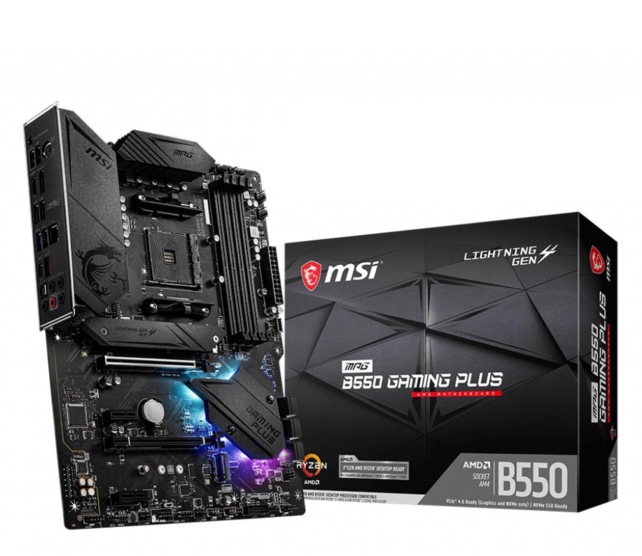 Материнська плата MSI MPG B550 GAMING PLUS (27064738)