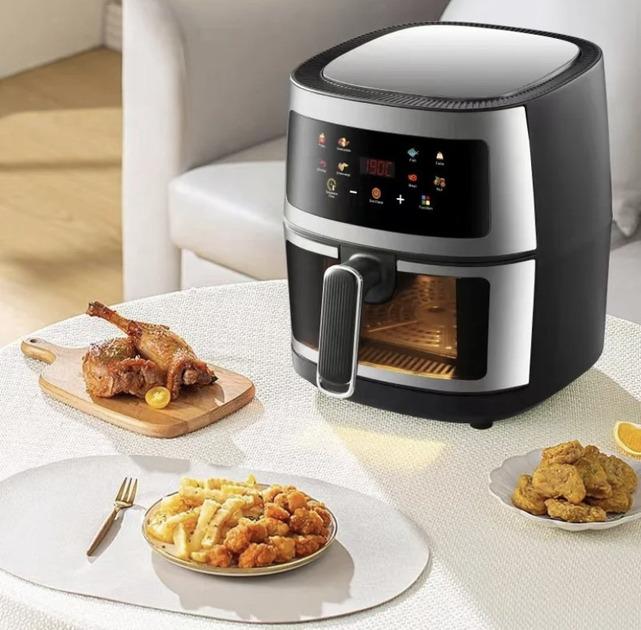 Аерогриль сенсорний Henschll без олії 8 л 3200 W - фото 6 Аерогриль сенсорний Henschll без олії 8 л 3200 W - фото 6