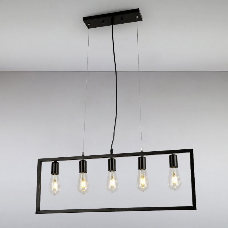 Люстра підвісна Лофт Light House LS-14648-5 Чорний