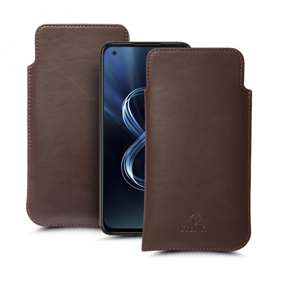 Футляр Stenk Elegance для ASUS ZenFone 8 Коричневый (68988)