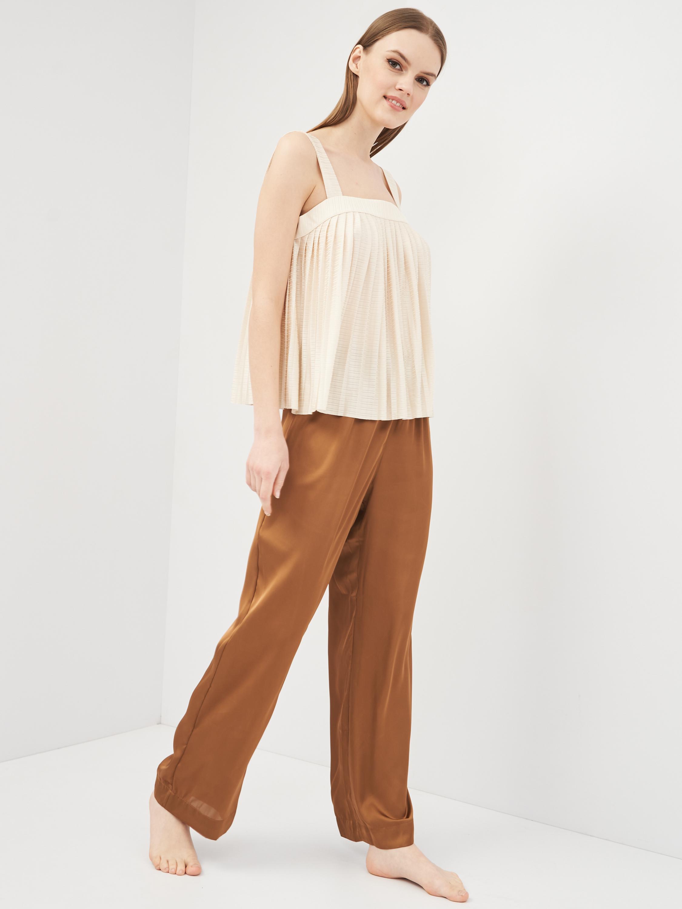 Майка H&M р. 36 Светло-бежевый (1502745219) - фото 3