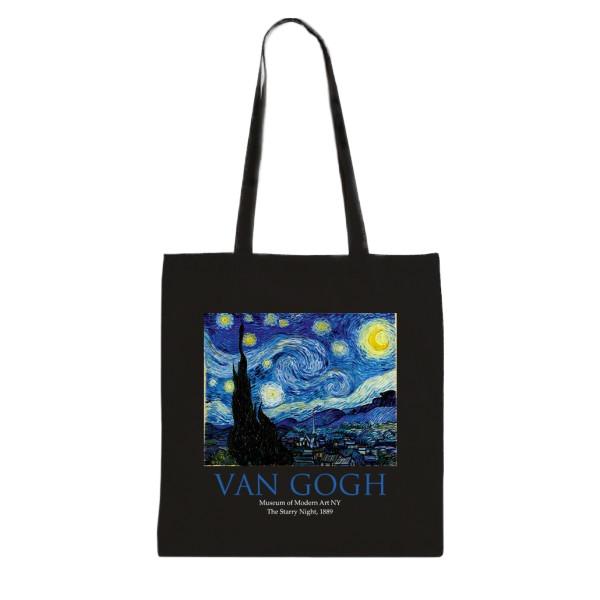 Екошопер BookOpt ВК4062 VAN GOGH Зіркова ніч Чорний (ВК4062) - фото 2