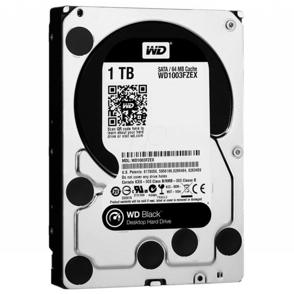 Жесткий диск Western Digital Black SATA3 64 MB 7200 rpm 3,5" 1 TB (WD1003FZEX)