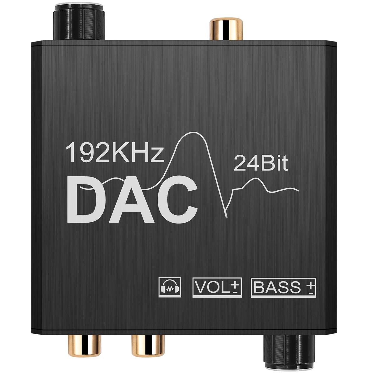 Перетворювач цифро-аналоговий Addap DAC-01 з Toslink SPDIF та коаксіалу на RCA і mini Jack 3,5 мм