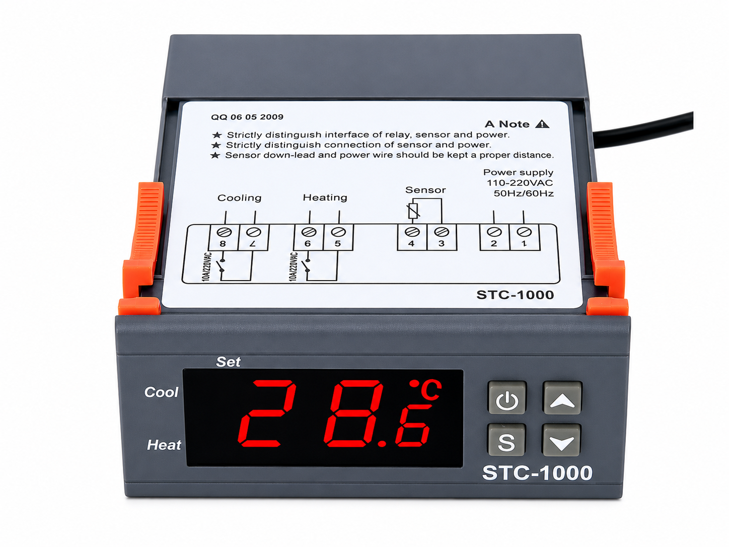 Терморегулятор високоточний Elitech STC -1000 DC 24V (1003-711-02)