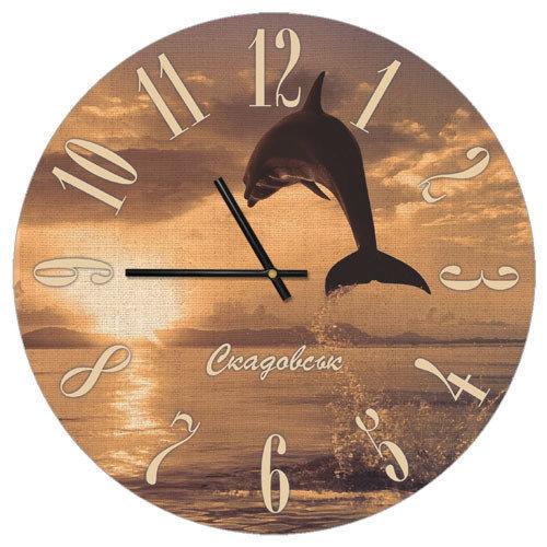 Часы настенные круглые Presentville 36 см (CHR P SKD003)