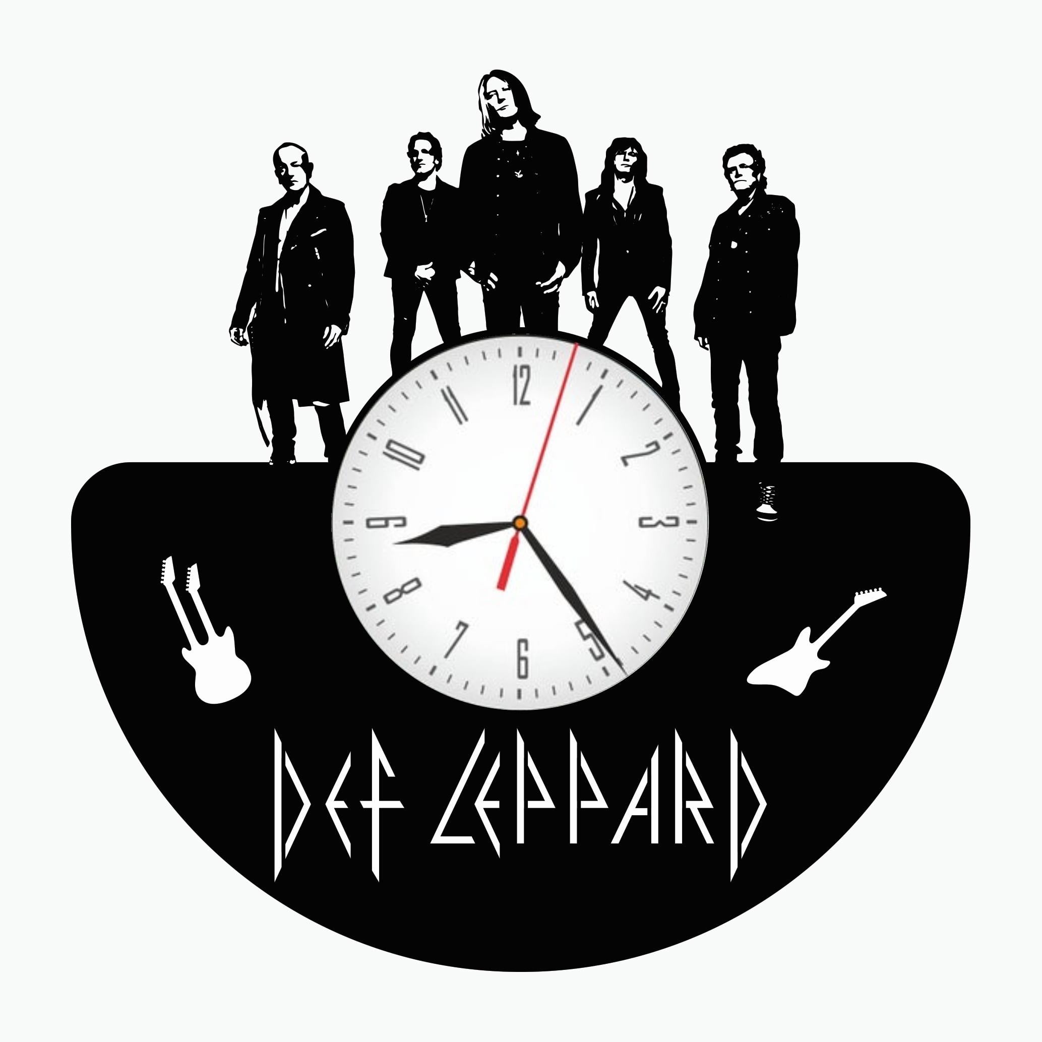 Часы настенные Def-Leppard 2084 из виниловой пластинки