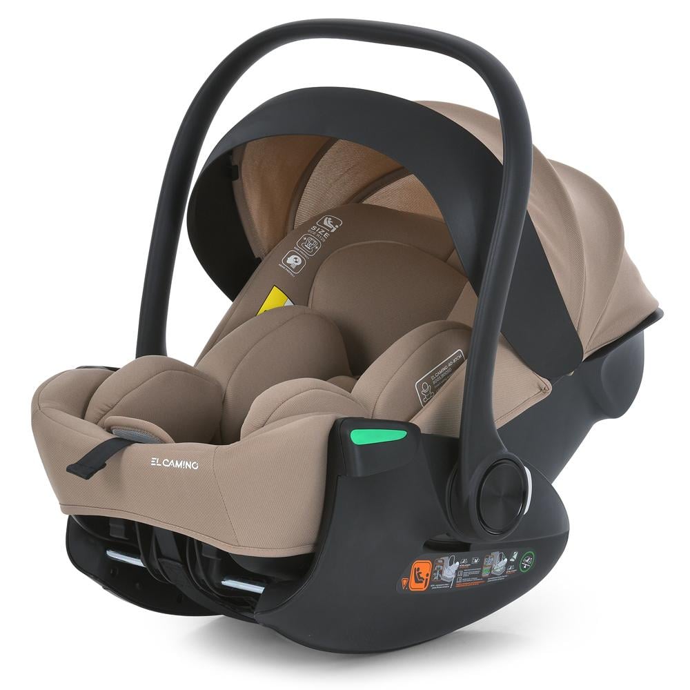 Автокресло детское El Camino i-Flow ME 1198 i-SIZE R129 Группа 0+ 40-87 см Beige