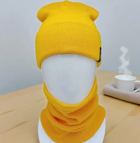 Комплект шапка с отворотом/снуд One size на флисе (29548858) - фото 2 Комплект шапка с отворотом/снуд One size на флисе (29548858) - фото 2