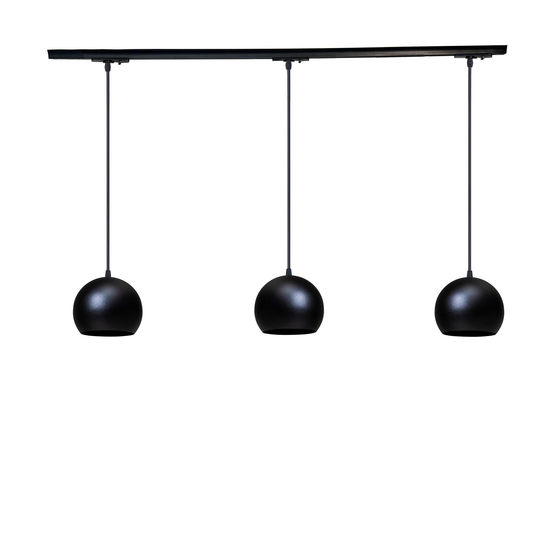 Трековый светильник Atmolight Track-3 Bowl TP150-1000-3 на три подвесных плафона Черный