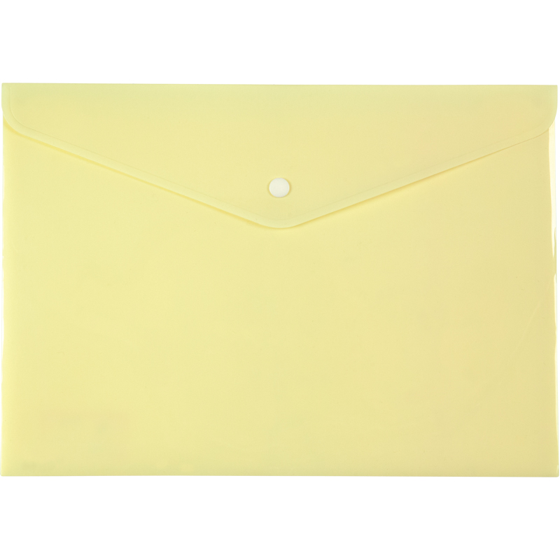 Папка на кнопке Axent А4 Pastelini 12 шт. Желтый (1412-08-A)