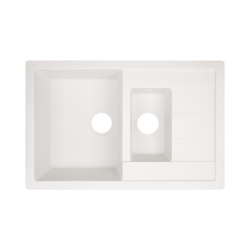 Мийка кухонна Lidz 780X495/200 Whi-01 (357126)