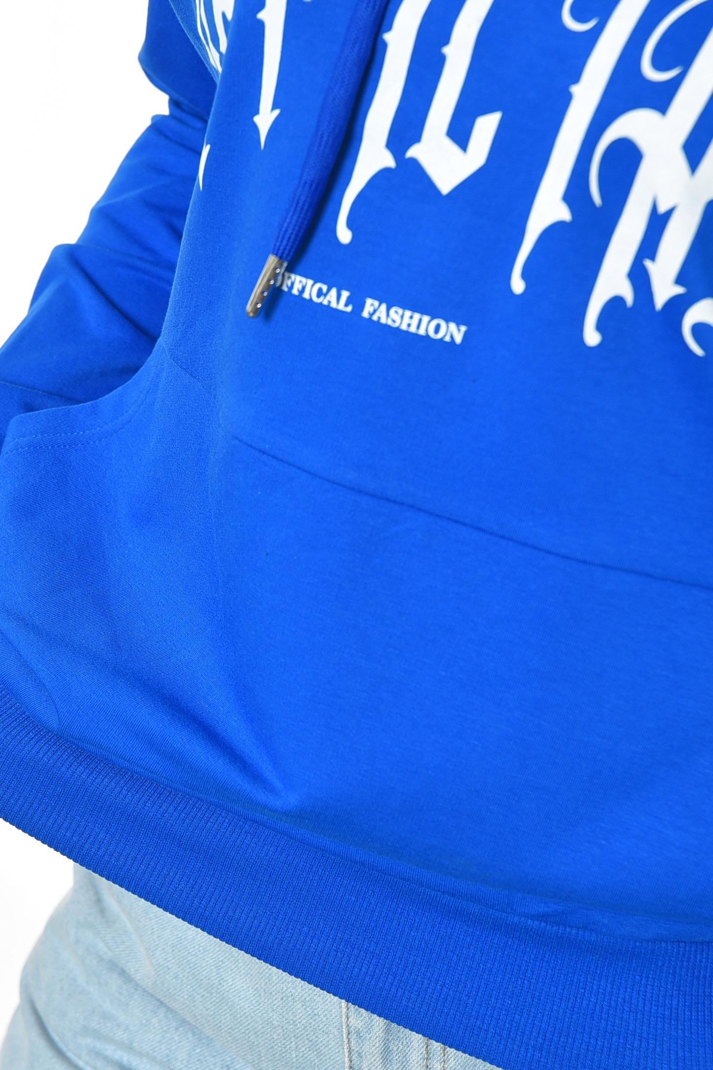 Худи женское XL Синий (189667) - фото 4