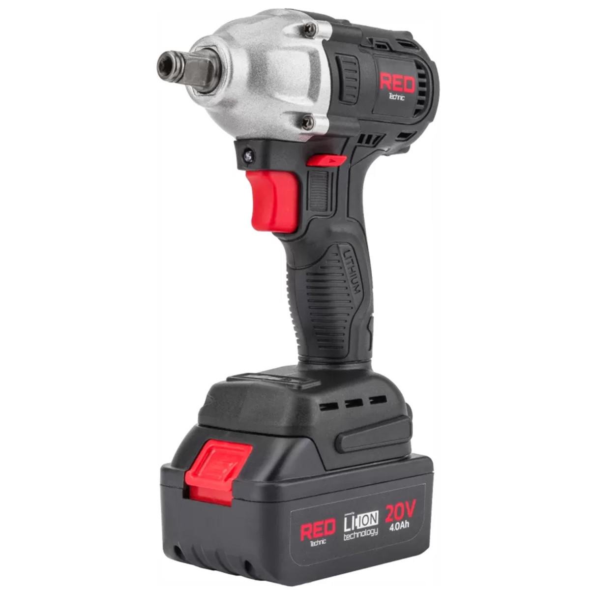 Гайковерт акумуляторний Red Technic RTAKU0026 2415718346 20 В 380 Нм Li-Ion ударний у кейсі - фото 2 Гайковерт акумуляторний Red Technic RTAKU0026 2415718346 20 В 380 Нм Li-Ion ударний у кейсі - фото 2