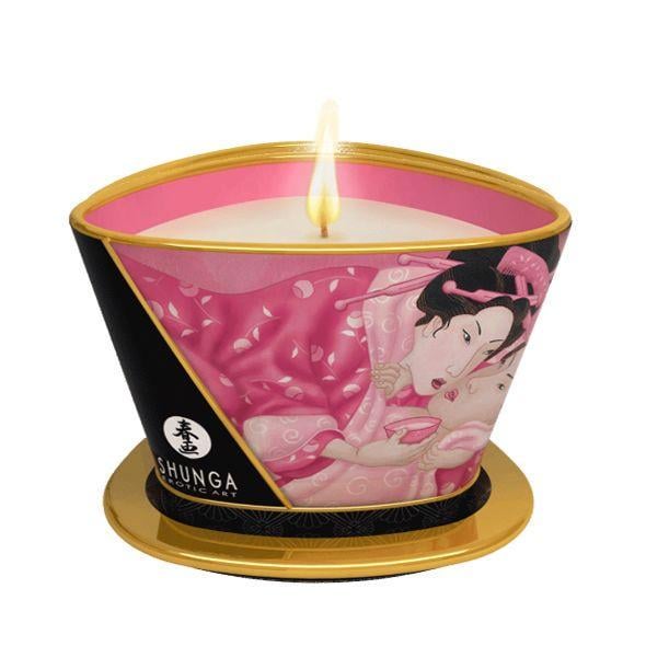 Масажна свічка Shunga MASSAGE CANDLE Rose Petals 170 мл (SO2510)