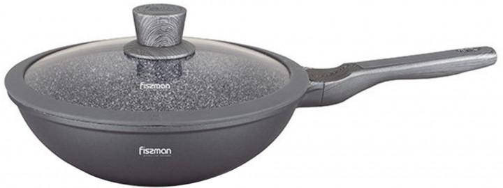 Сковорода Fissman Greblon WOK 28х8 см алюмінієва з антипригарним покриттям Prestige (5048)