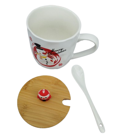 Чашка новорічна Olens 102-1086-3 Новорічна братва з бамбуковою кришкою та ложкою 380 мл (2785762380) - фото 2 Чашка новорічна Olens 102-1086-3 Новорічна братва з бамбуковою кришкою та ложкою 380 мл (2785762380) - фото 2