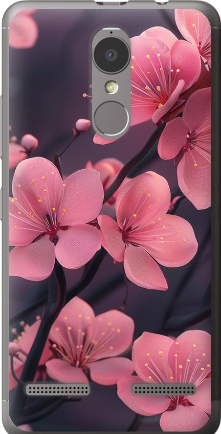 Чехол на Lenovo K6 Пурпурная сакура (6075t-452-42517)