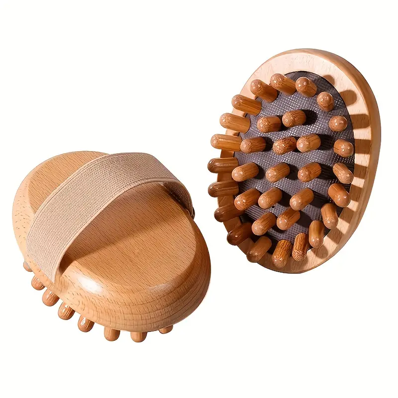 Щітка Гауша масажна з ручкою дерев'яна (27766237) - фото 3 Щітка Гауша масажна з ручкою дерев'яна (27766237) - фото 3