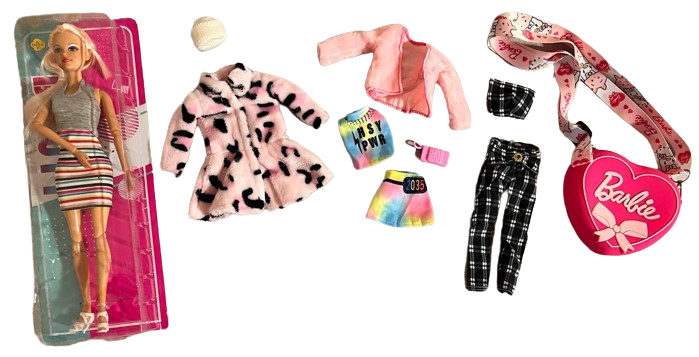 Кукла Defa Lucy с одеждой и обувью в сумочке (498)