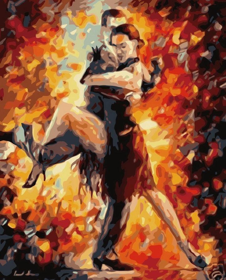 Картина по номерам Страсть в танце Леонид Афремов (GX6384)