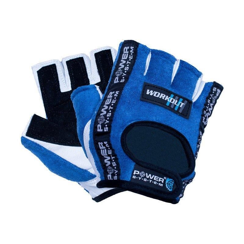 Рукавички для фітнесу Power System PS-2200 Workout XXL Blue (3070020785) Рукавички для фітнесу Power System PS-2200 Workout XXL Blue (3070020785)