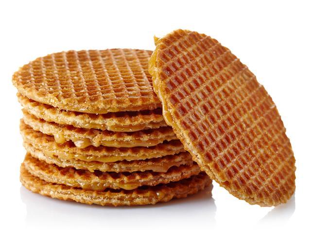 Вафлі Saleks Stroopwafel з начинкою солена карамель 33 г х 30 шт. (57833) - фото 3