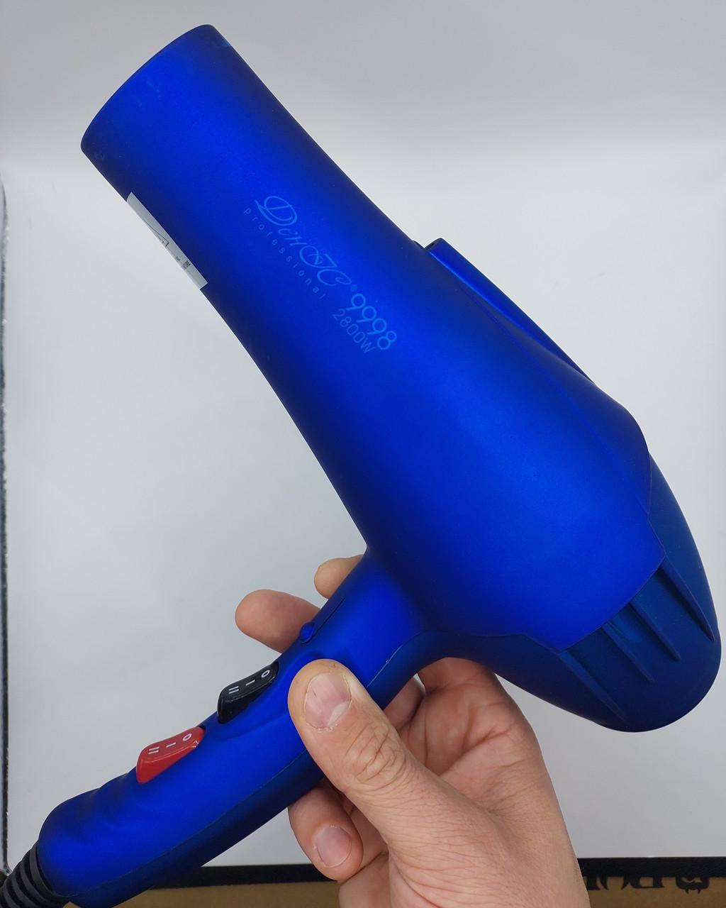 Фен професійний ДенІС professional 9998 ION 2800 Вт Blue (1453071458) - фото 3