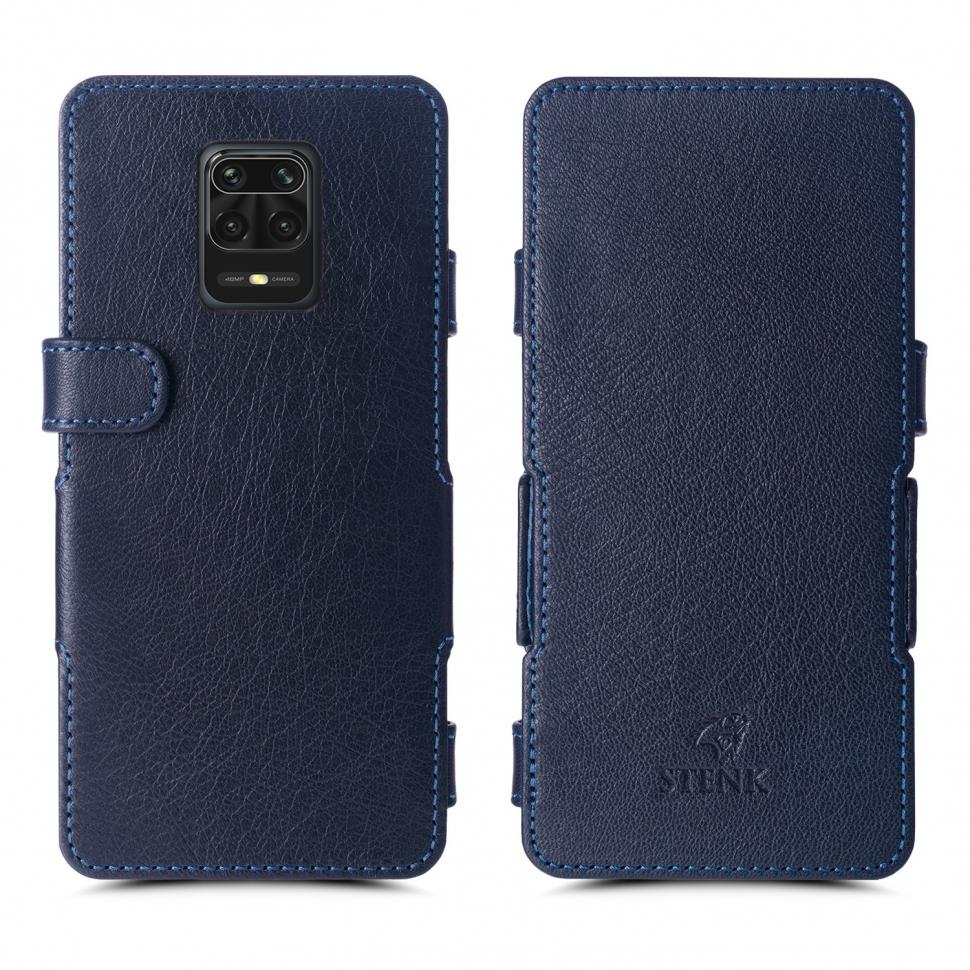 Чехол книжка Stenk Prime для Xiaomi Redmi Note 9S Синий (65332)