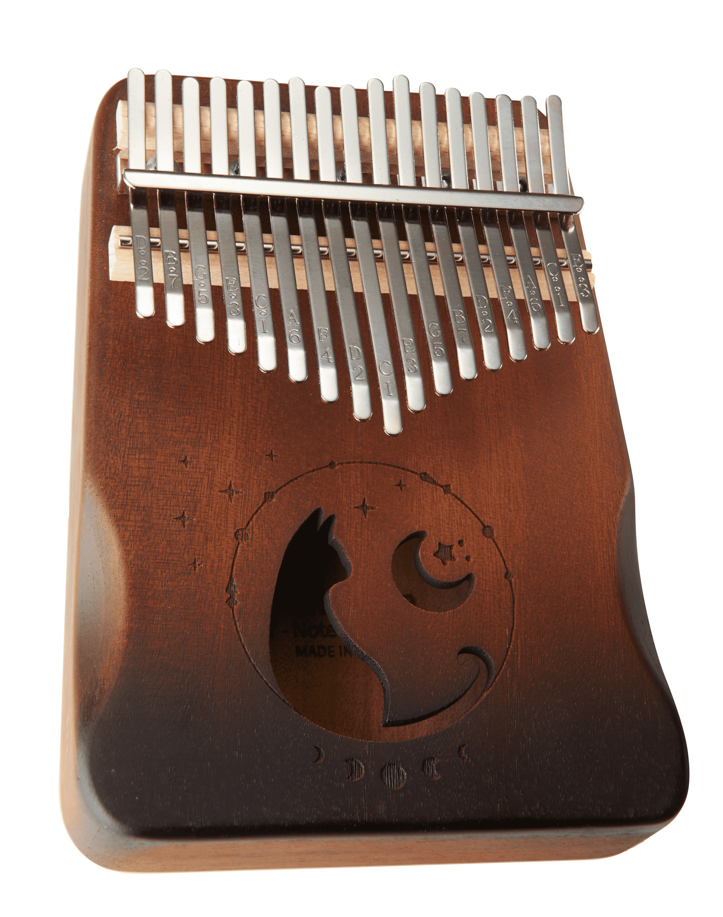Калімба музичний інструмент Kayfovo KA-56 Пальчикове піаніно ручна робота дерево 17 клавіш (28738) - фото 6 Калімба музичний інструмент Kayfovo KA-56 Пальчикове піаніно ручна робота дерево 17 клавіш (28738) - фото 6