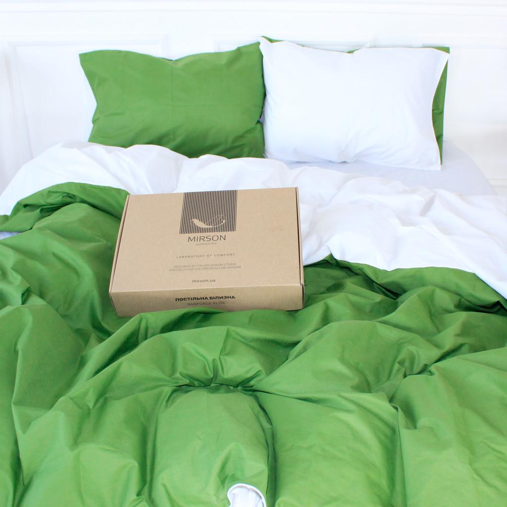 Комплект постільної білизни MirSon Elite Diego Ranforce дитячий 110х140 см Green (182229)