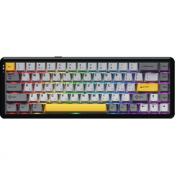 Клавиатура беспроводная Ajazz AK680 Max 8+8K Magnetic Switch Black (AK680-M-BGY-A)