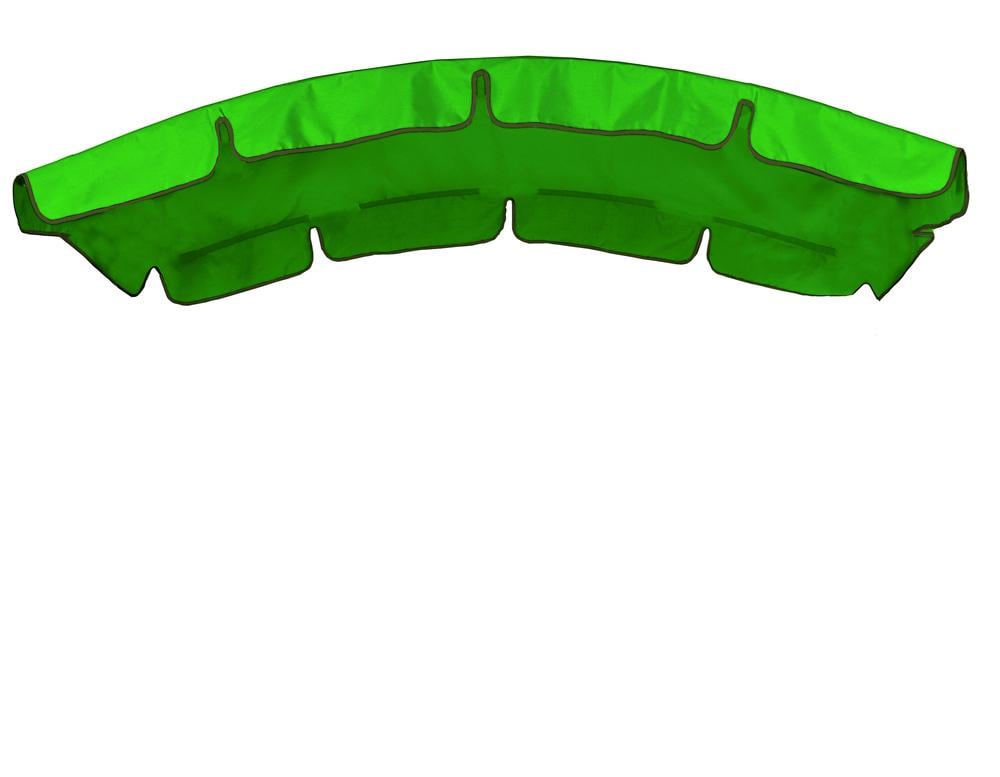 Тент-крыша для качелей eGarden с округлой крышей 115х195 Трава ярко-зеленый (5339) - фото 1