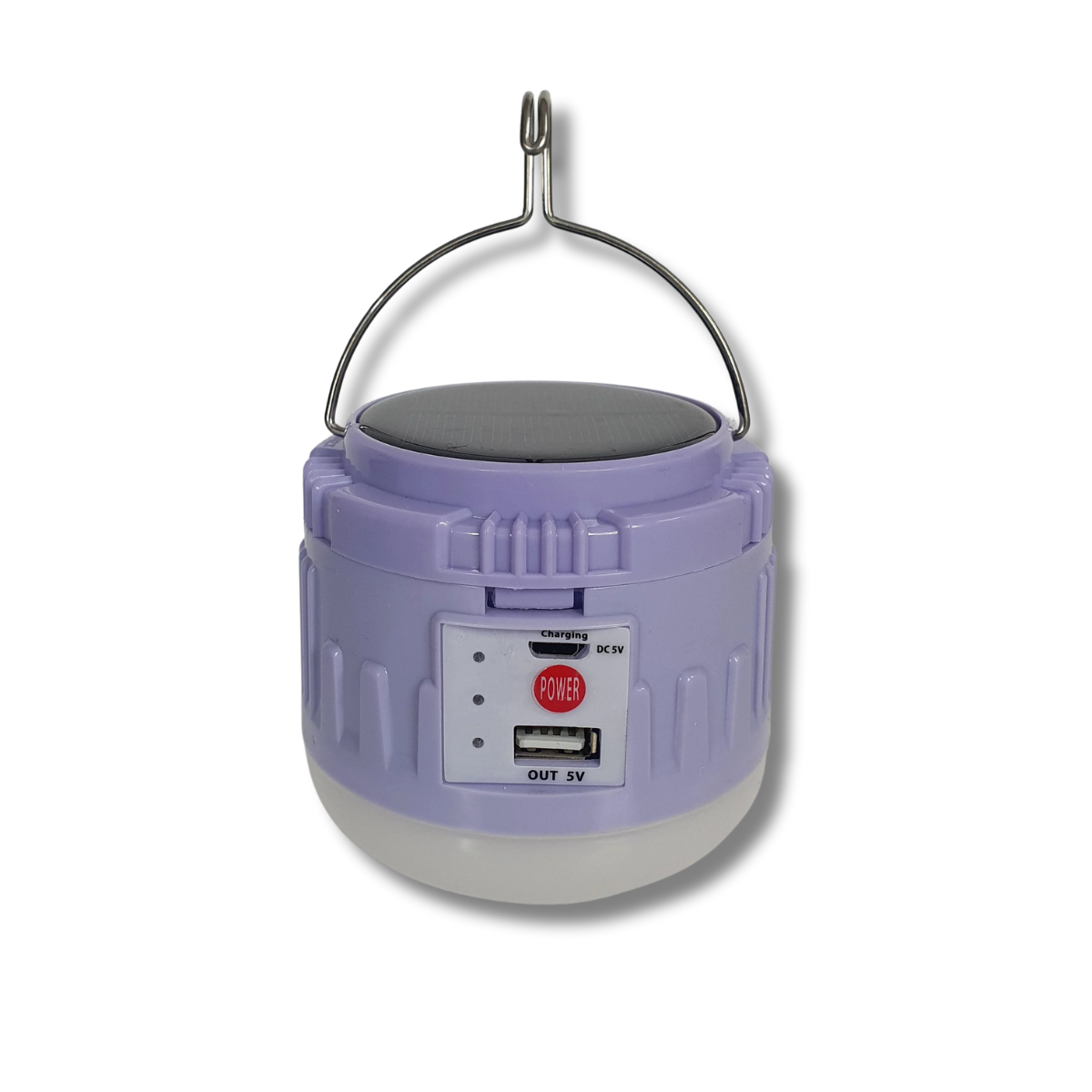 Лампа переносная аккумуляторная LED на солнечной батарее с функцией Power Bank 2400 mah (XCDL-30)