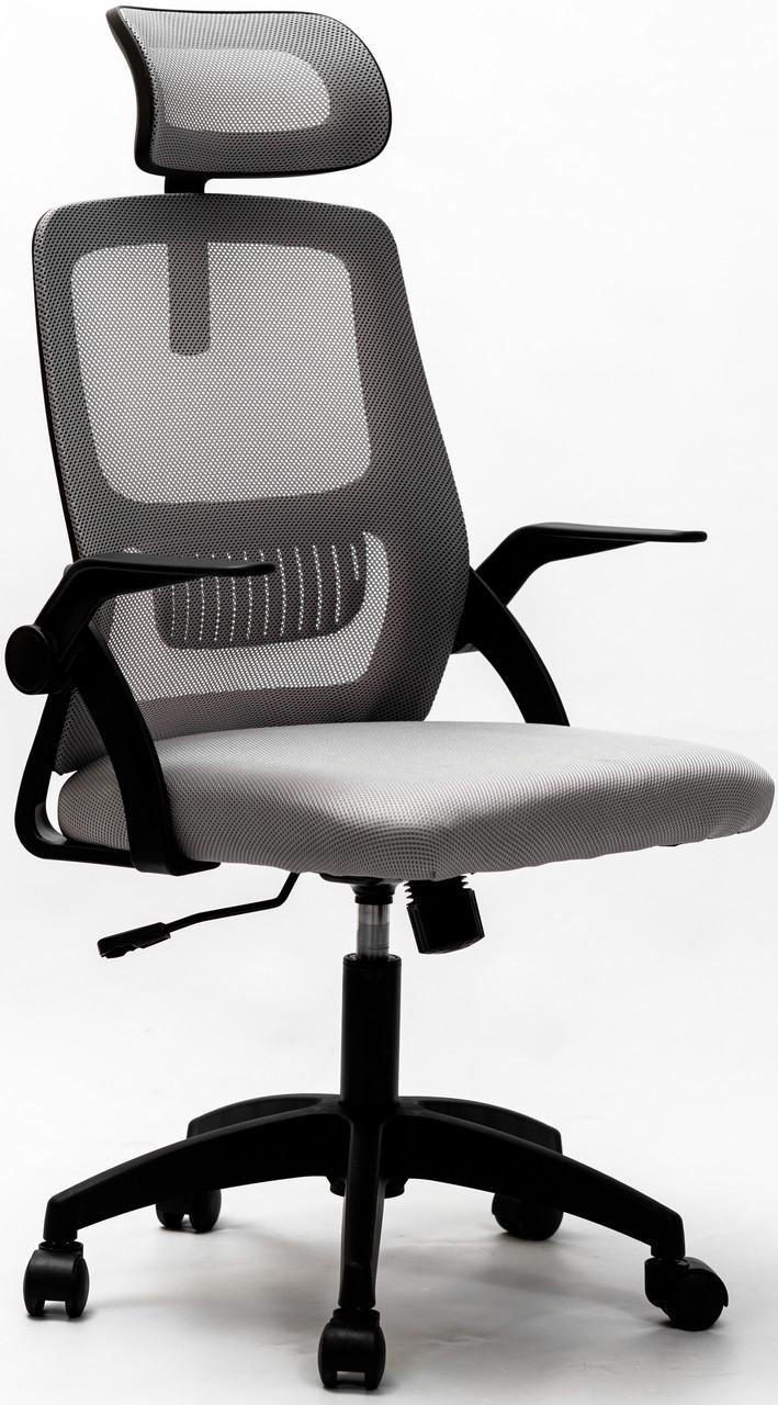 Крісло Diego ErgoFlex сітка Чорно-сірий - фото 8 Крісло Diego ErgoFlex сітка Чорно-сірий - фото 8