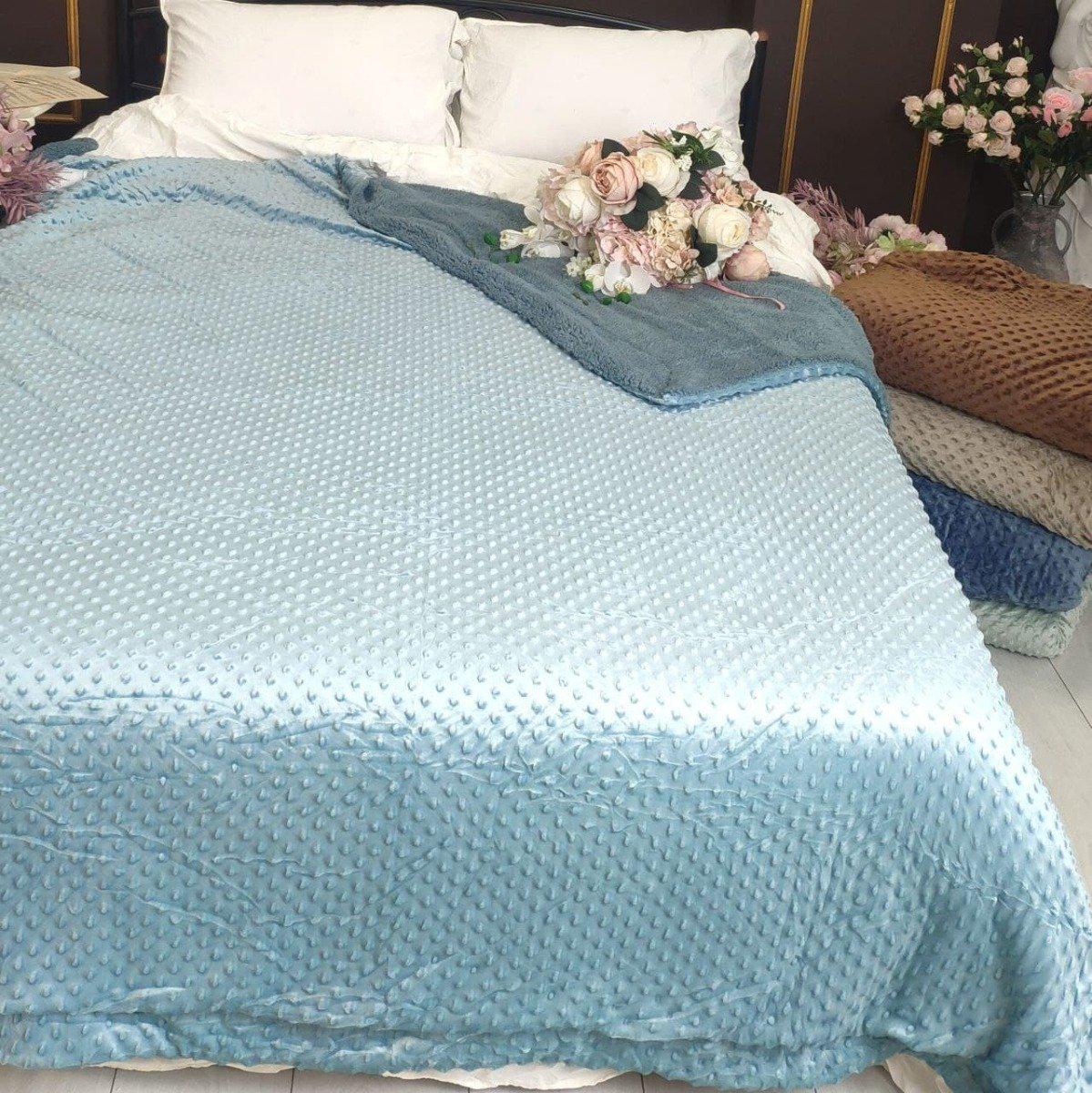 Хутряне покривало Koloco Кулька Тіфані 200х230 (141308)