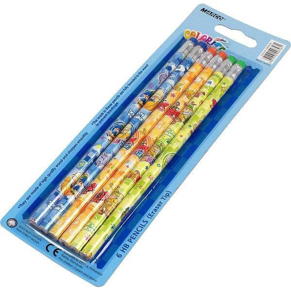 Простой карандаш на блистере Marco 6 шт. (MAR-1000EB-6BL)