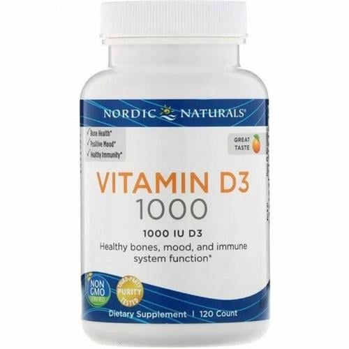 Витамин D Nordic Naturals Vitamin D3 1000 IU 120 Count Great Orange taste Витамин D Nordic Naturals Vitamin D3 1000 IU 120 Count Great Orange taste
