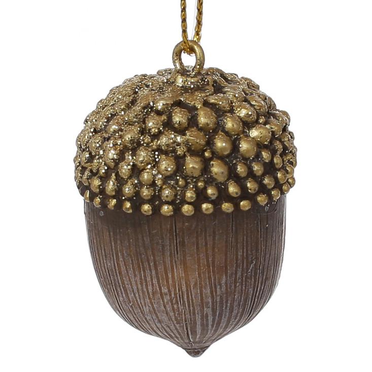 Подвеска декоративная BonaDi Желудь 4,5 см (K07-192)