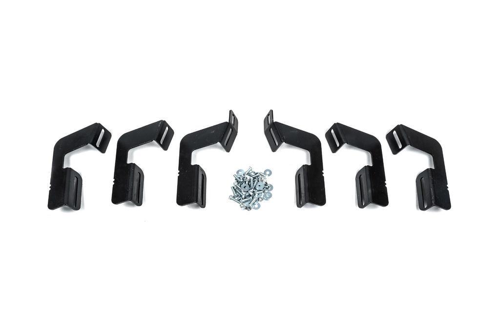 Крепление к боковым порогам Erkul для Toyota FJ Cruiser 2006-2022 гг. черный металл Серый (127503)