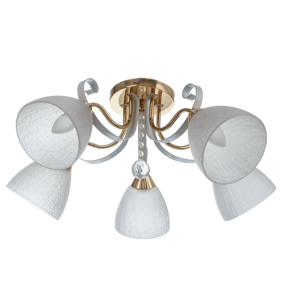 Люстра Brille LK-639S/5 E27 WH/G (23-616)