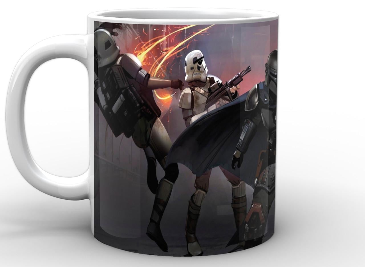 Чашка Gee! Звёздные войны Мандалорец битва Star Wars The Mandalorian TM.04.09