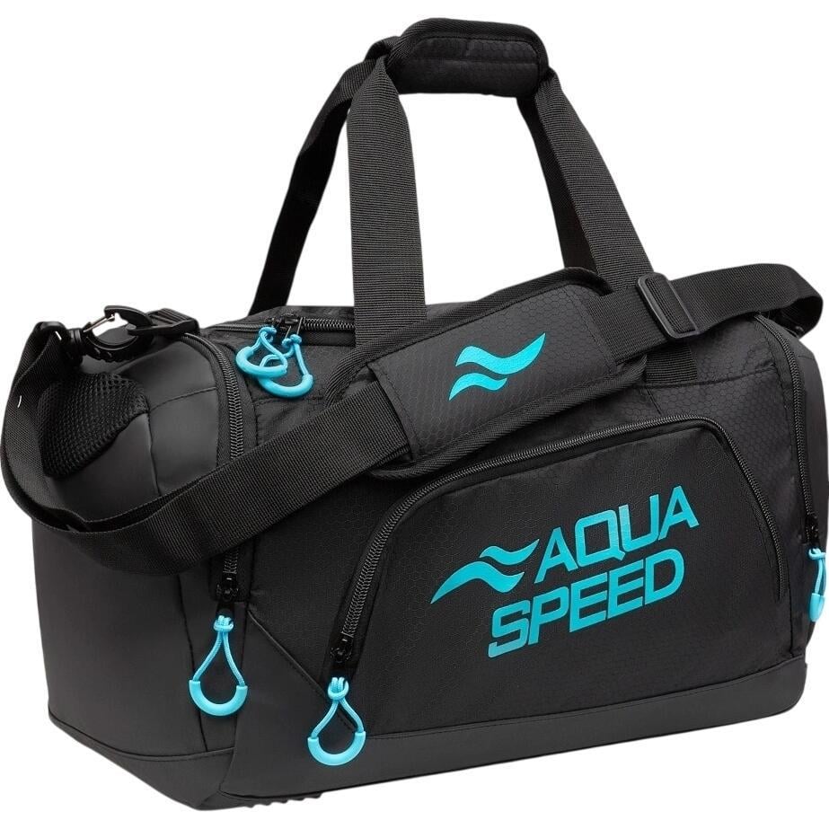 Сумка спортивная Aqua Speed DUFFEL BAG S 33L Черно-голубой (141-74)