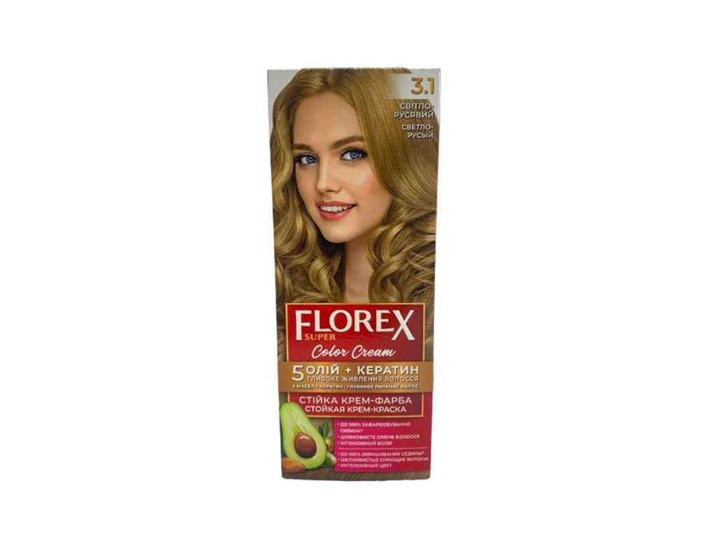Крем-краска Florex Кератин 3.1 Светло-русый (903992)