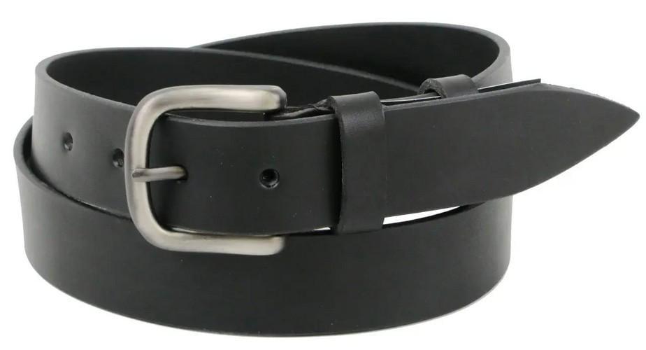 Ремень кожаный мужской Skipper 3,8 см Черный (super692_1269-38)