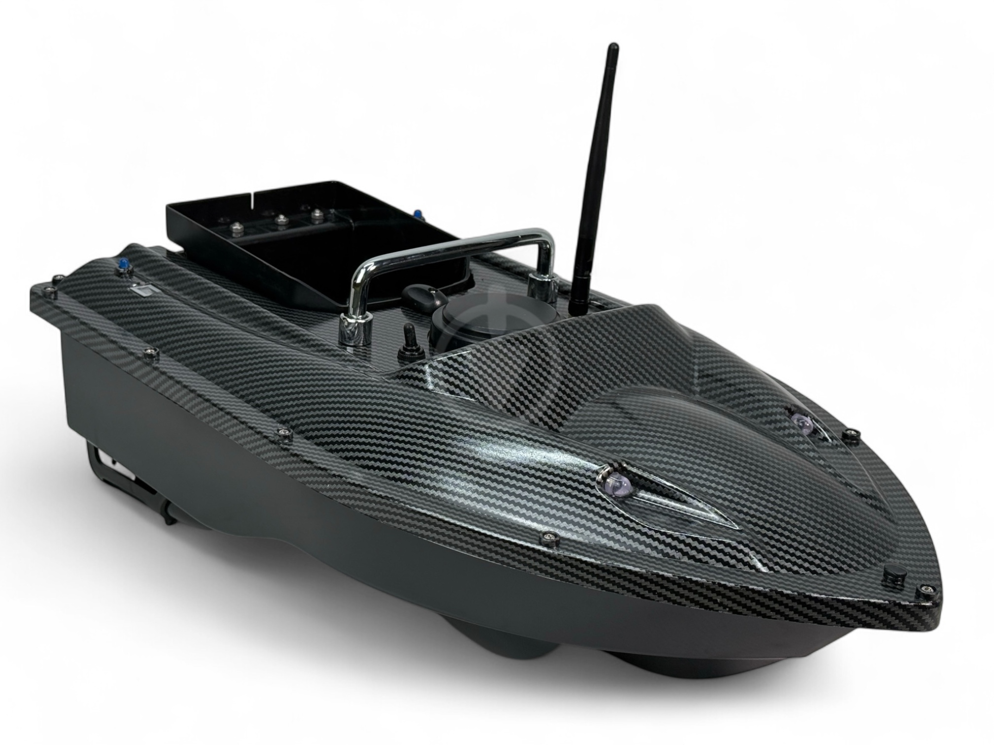 Карповый кораблик Flytec Carbon GPS на 16 точек/автопилот Карбон - фото 2